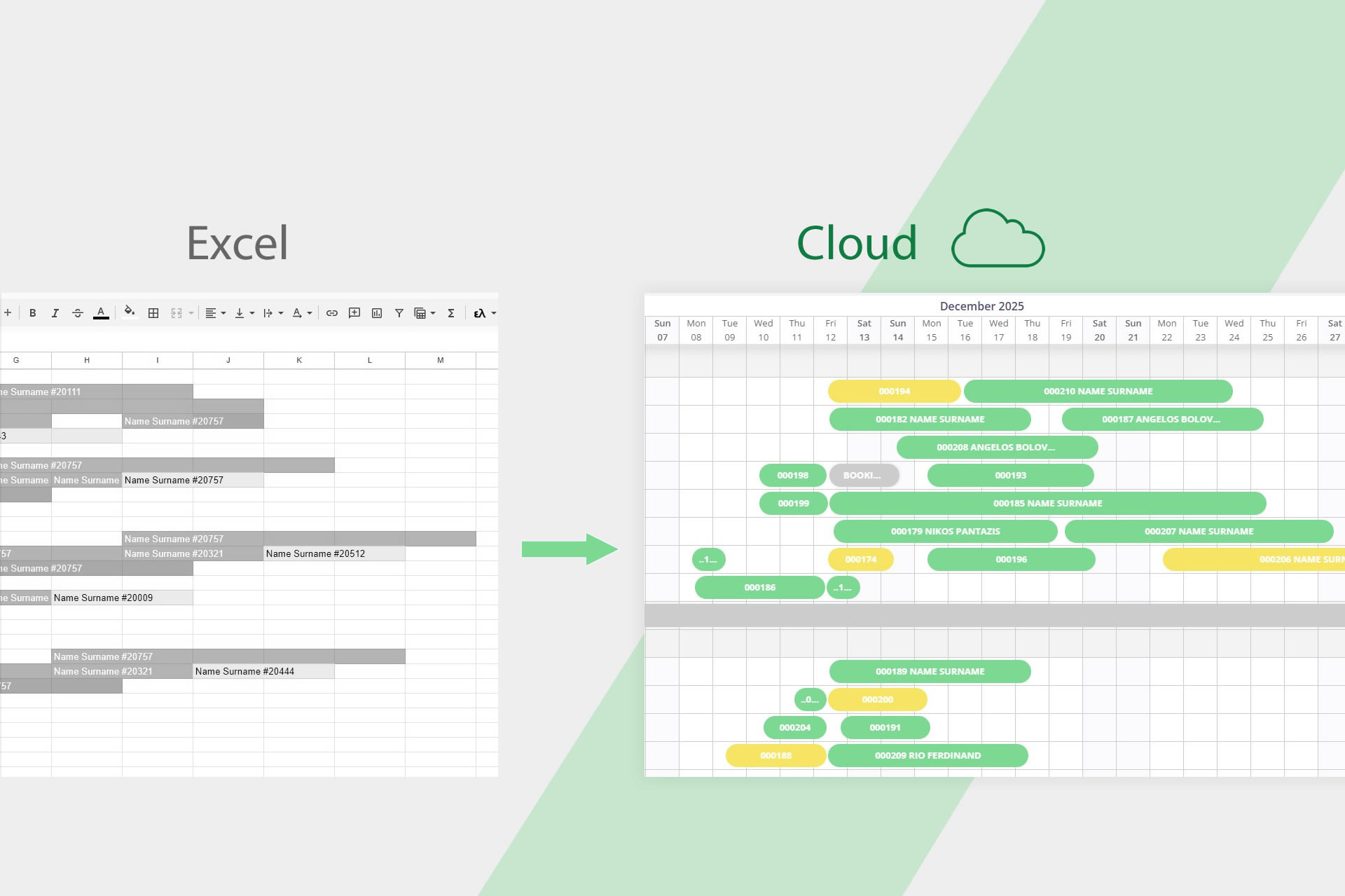 Excel Cloud Rent a Car 1 | Από το Excel στο Cloud: Ψηφιακή Οργάνωση για Rent a Car
