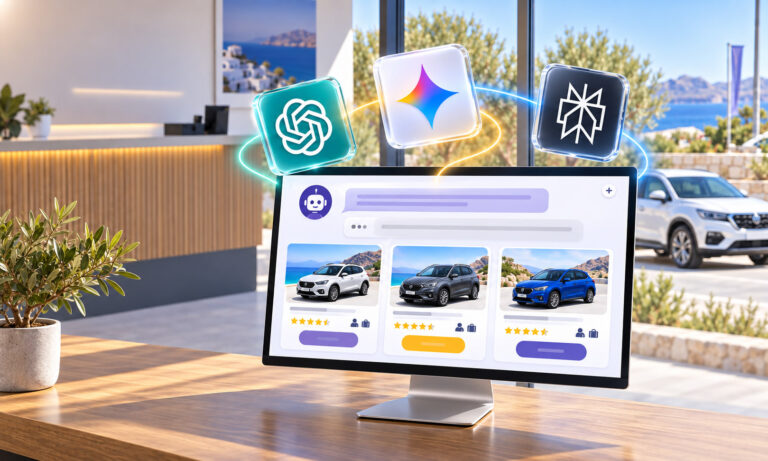 AI Visibility για Rent a Car | Rent a Car και AI Search: Πώς οι πελάτες σας βρίσκουν πλέον αυτοκίνητο